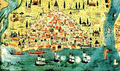 XVth century Ottoman Map of Galata